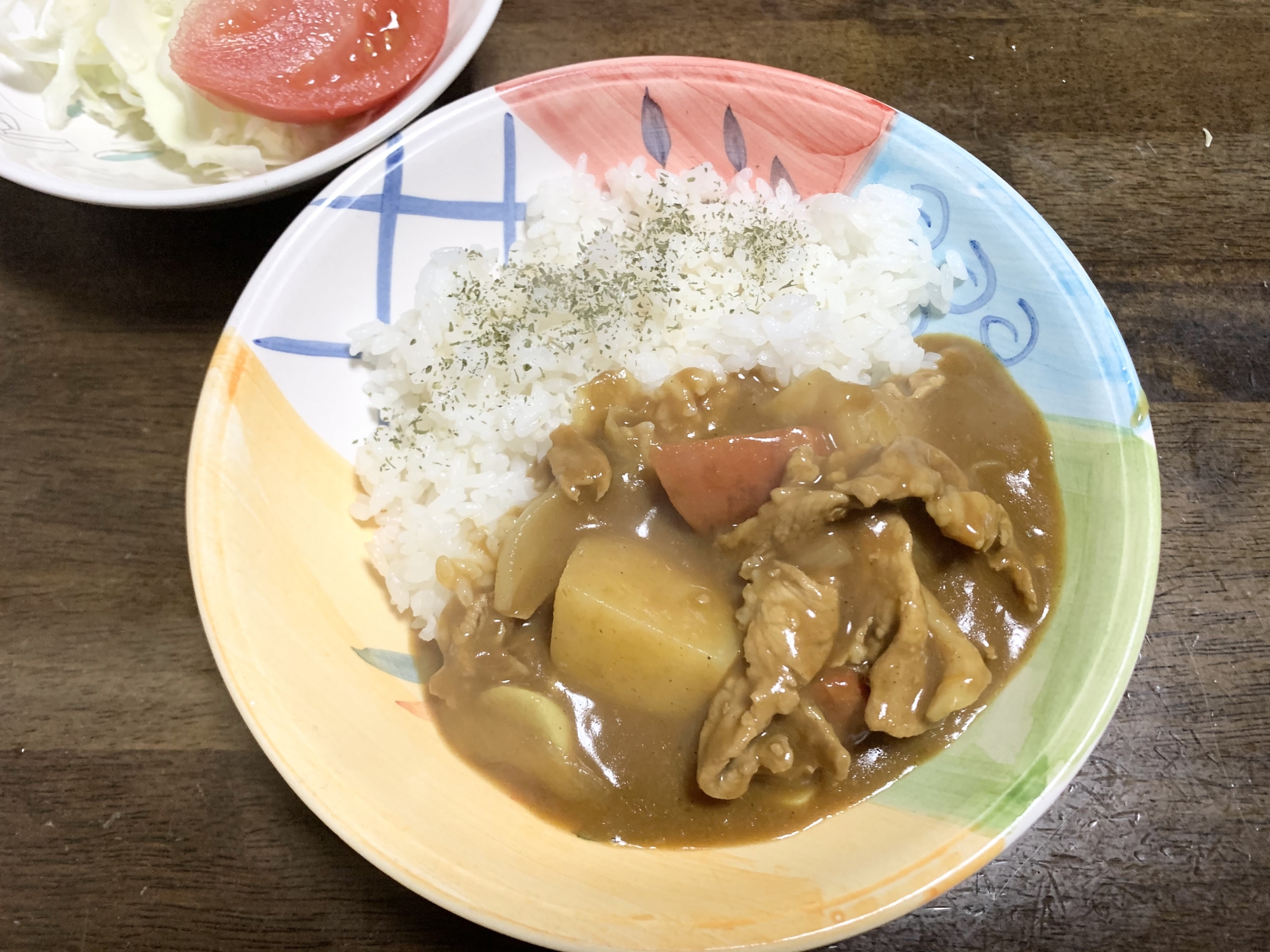 カレーレシピ　すりおろしトマトのカレーライス