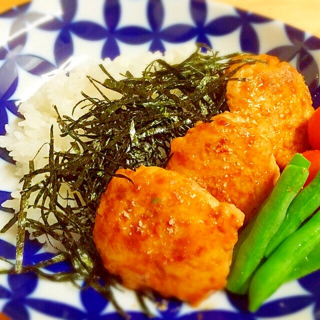 お財布にやさしい！パパッと～つくね丼☆