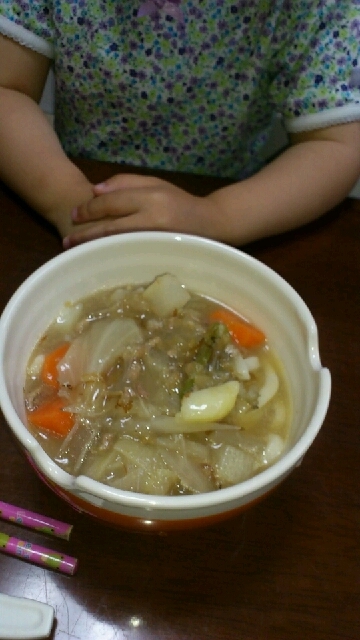 取り分け♪離乳食カレー風♪