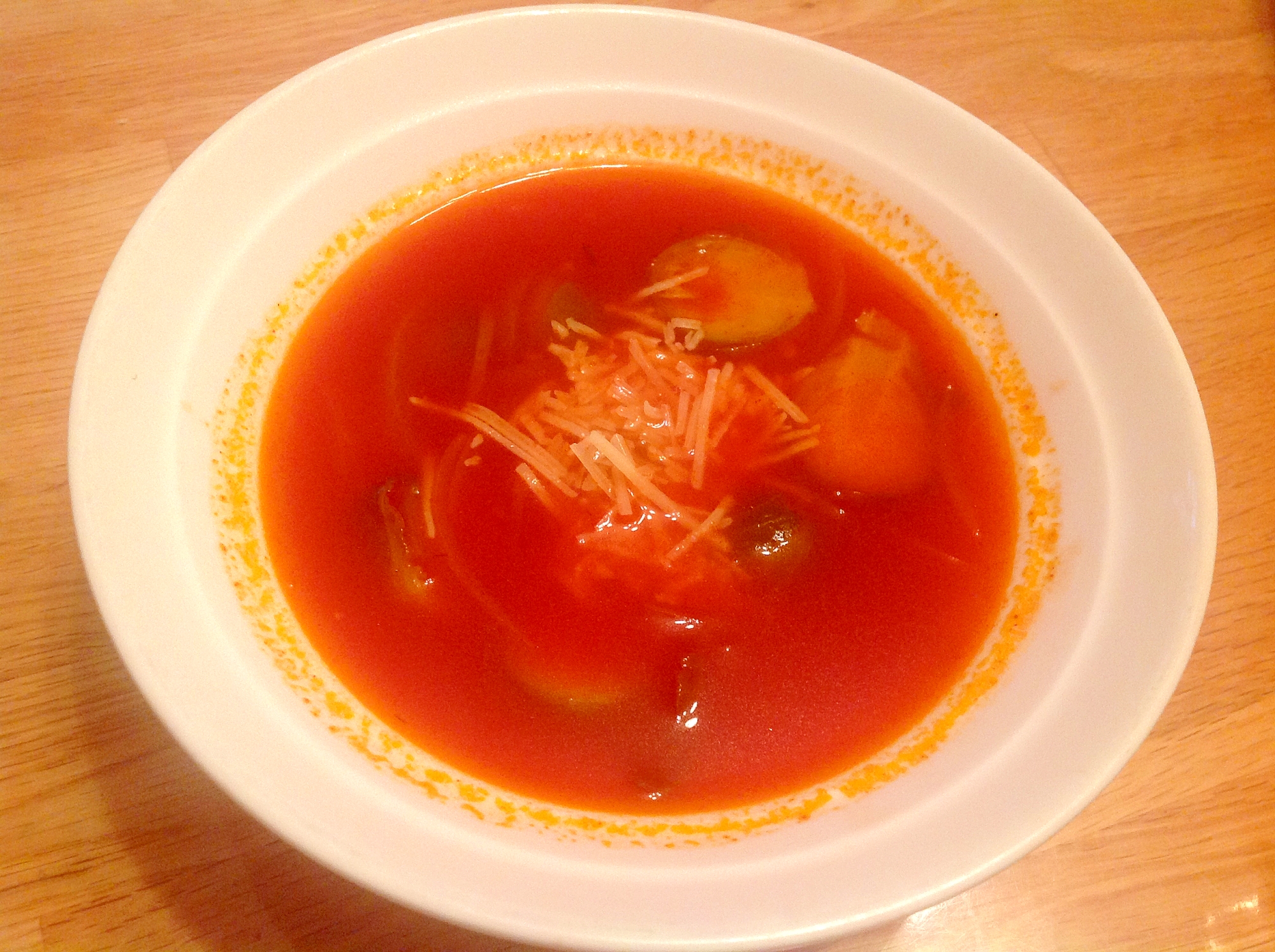芽キャベツ入りトマトスープ