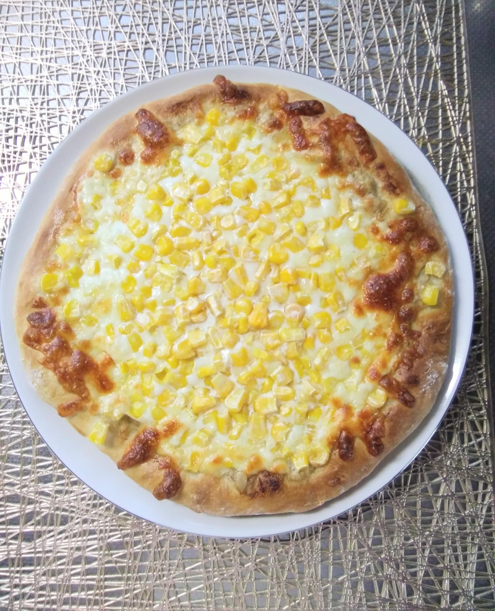 手捏ピザ☆ツナコーンマヨピザ