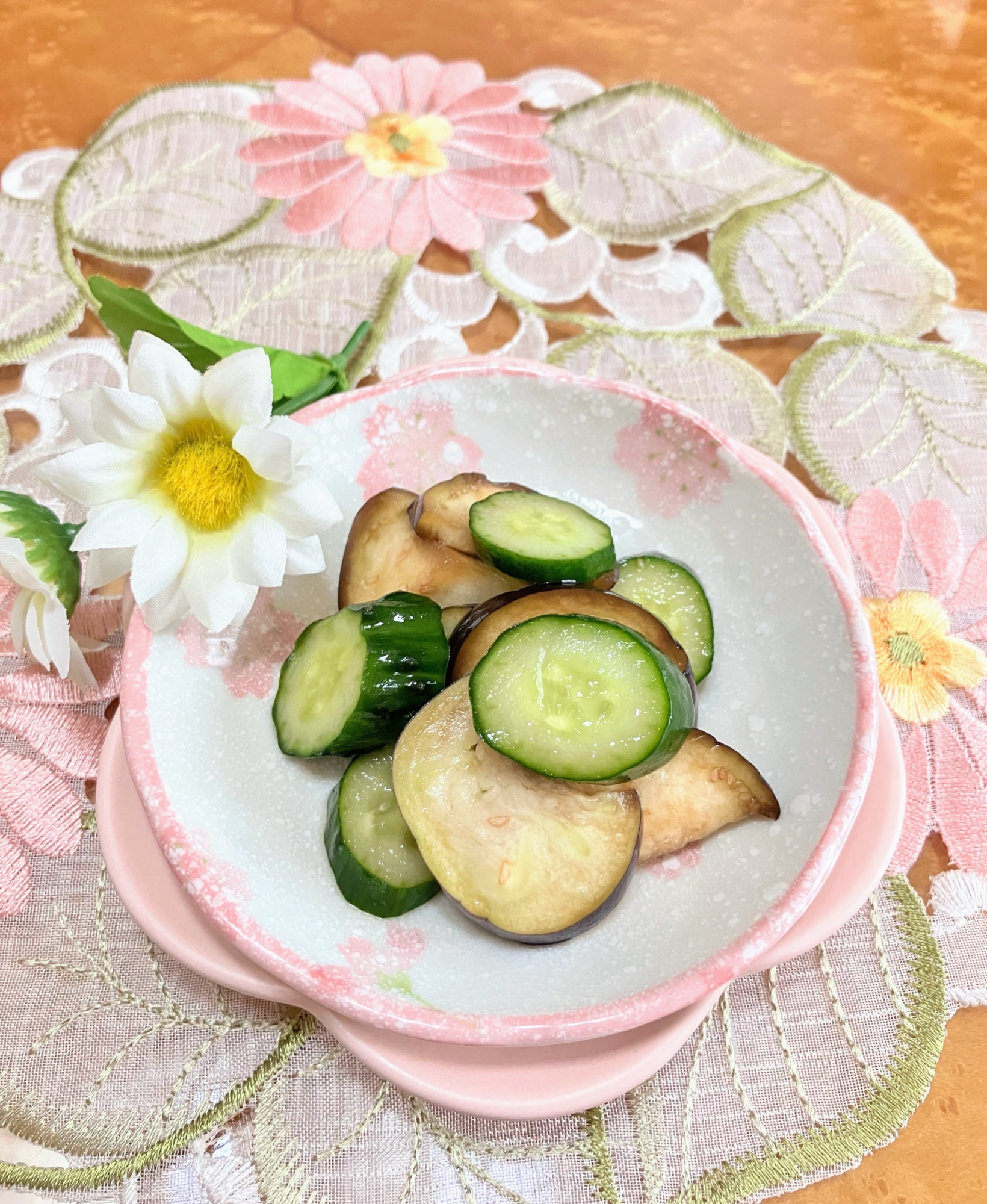 〜茄子ときゅうりの昆布茶漬け〜