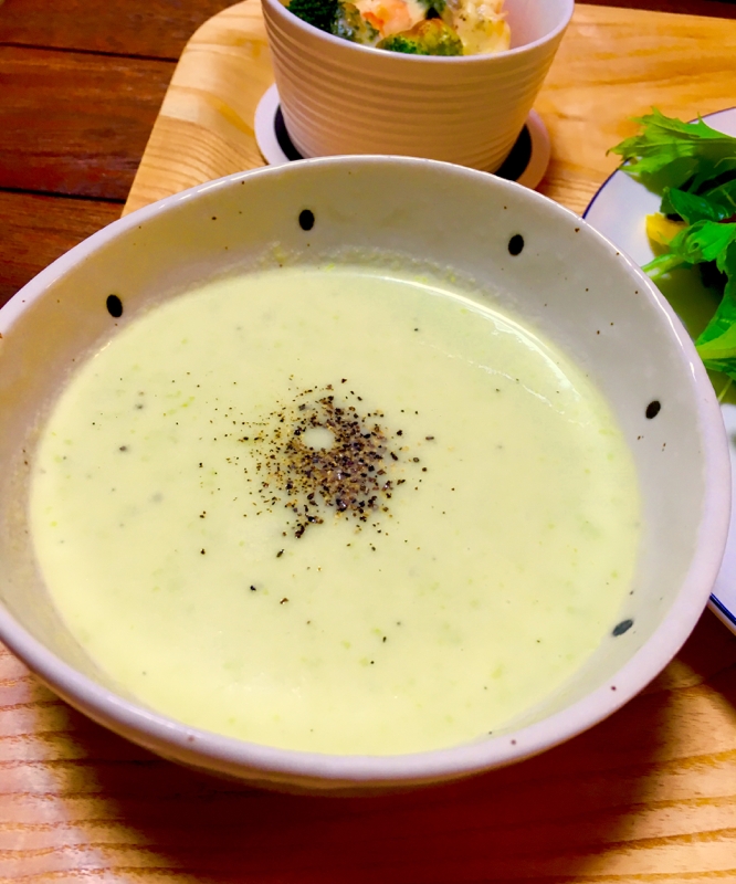 冷凍枝豆のスープ