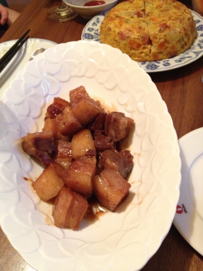 今までで1番の出来の角煮でした！
すっごく美味しかったです*\(^o^)/*
家族にも褒められました(^O^)
ありがとうございましたm(__)m