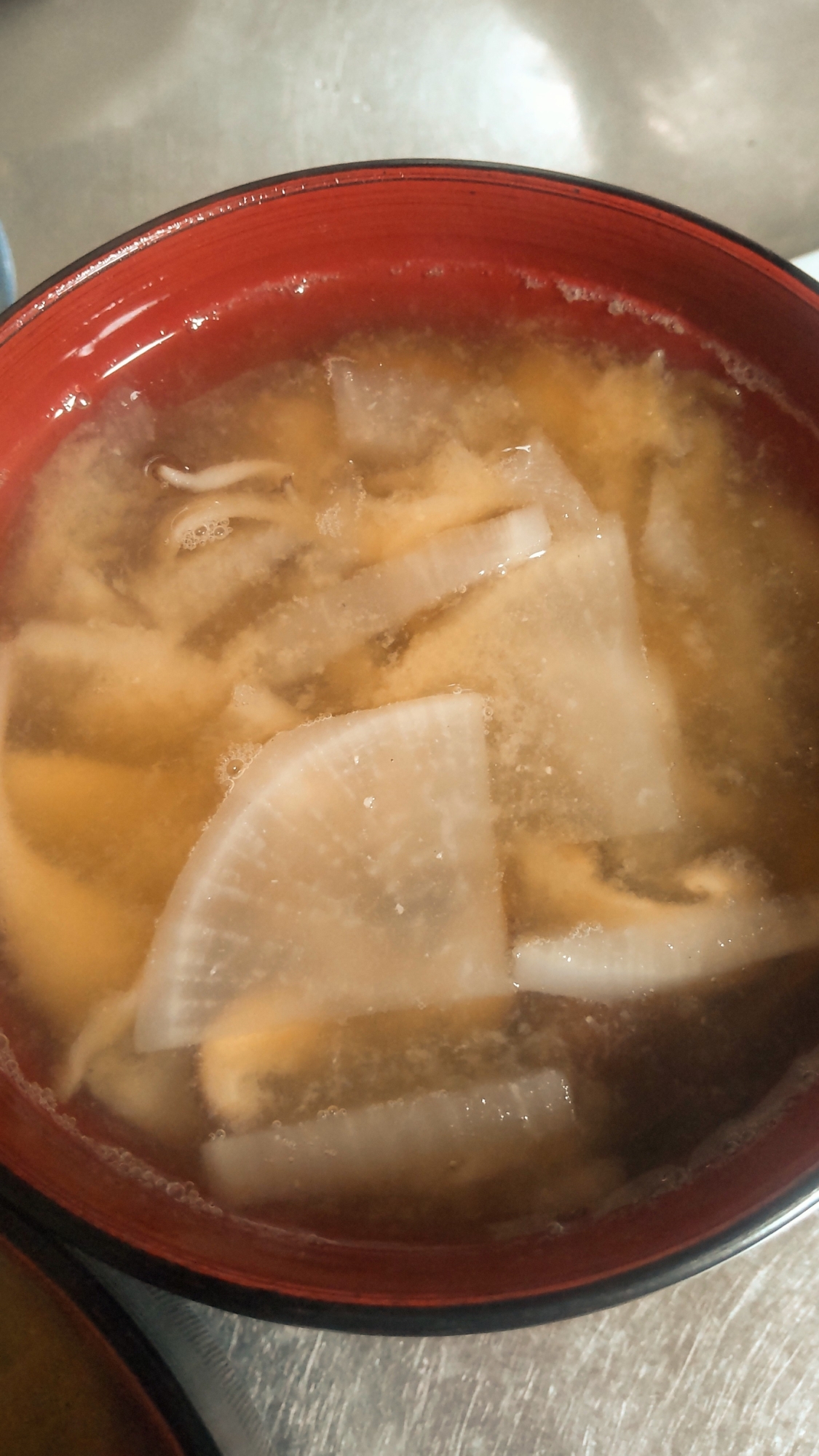 大根と舞茸の味噌汁