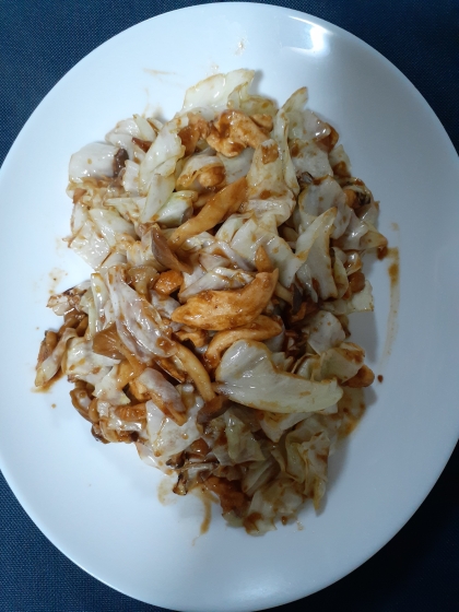 *"キャベツと鶏肉のみそ炒め❤大人気！