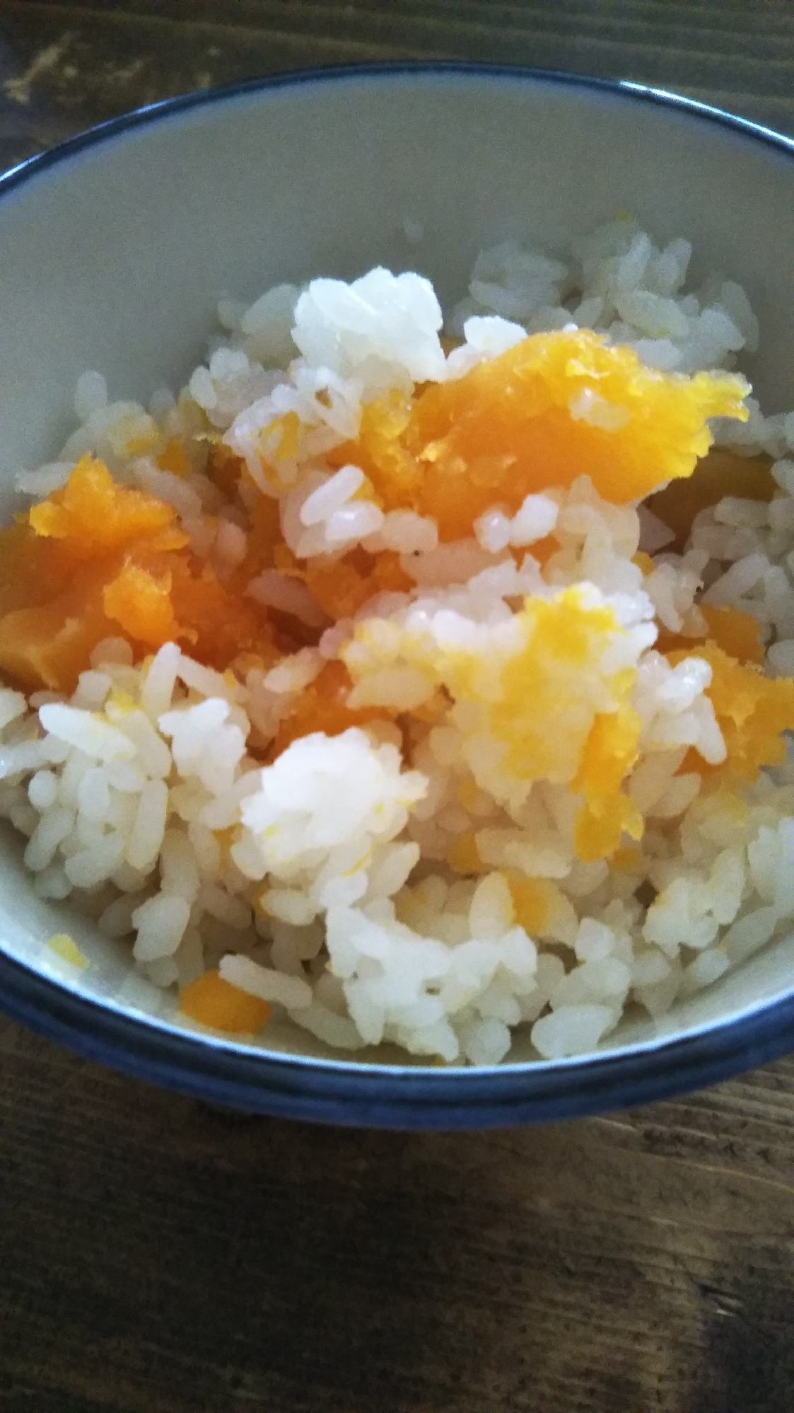 安納芋と塩麹のもちもちご飯(◍•ᴗ•◍)