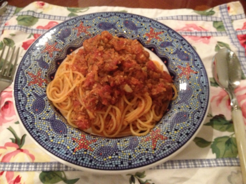 ♡簡単♡ツナのトマトパスタ