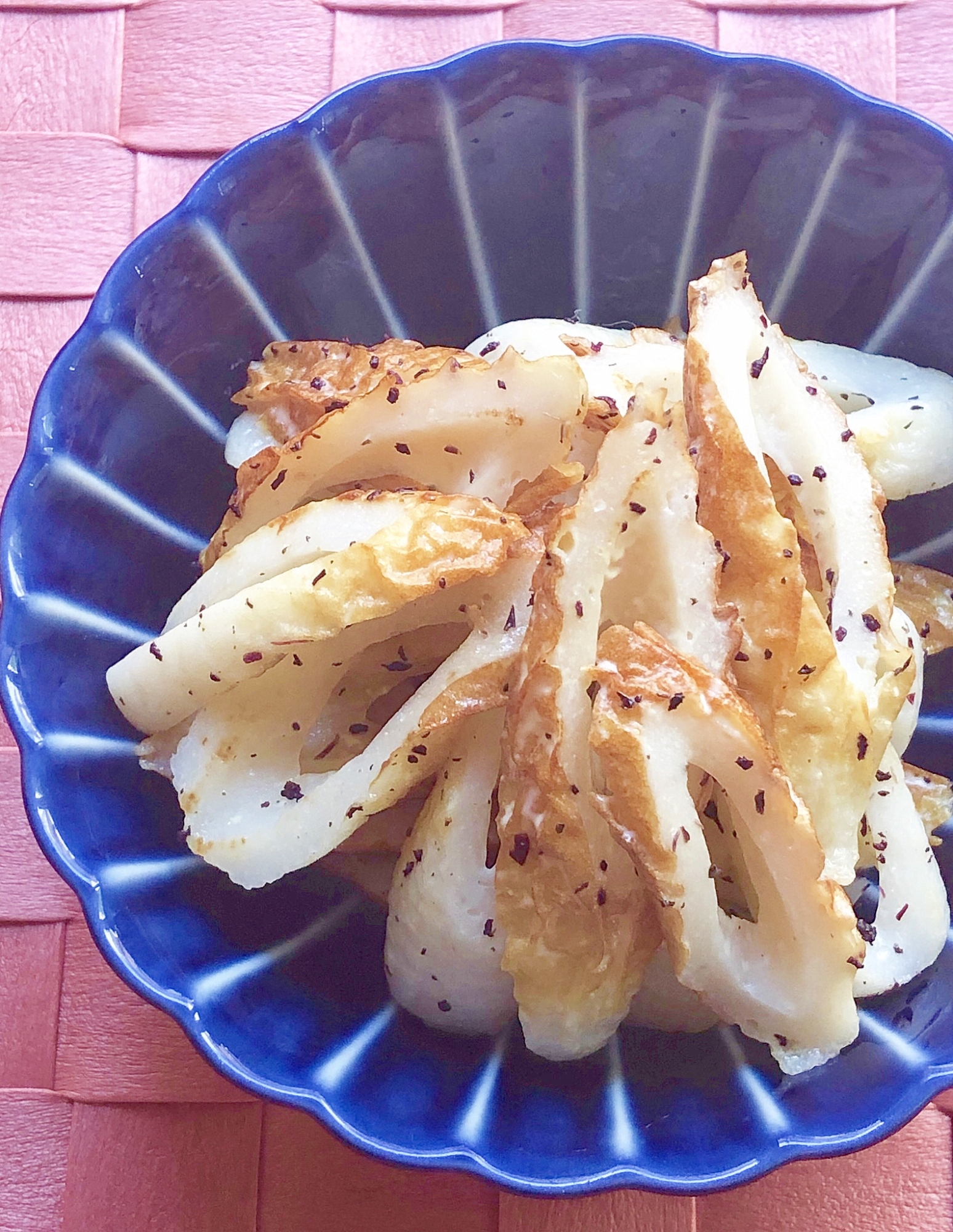 簡単スピードおかず ちくわのゆかりマヨ炒め レシピ 作り方 By はぁぽじ 楽天レシピ