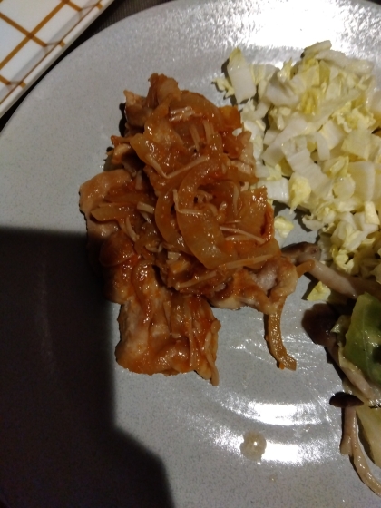 豚肉と人参のチャップ炒め^_^