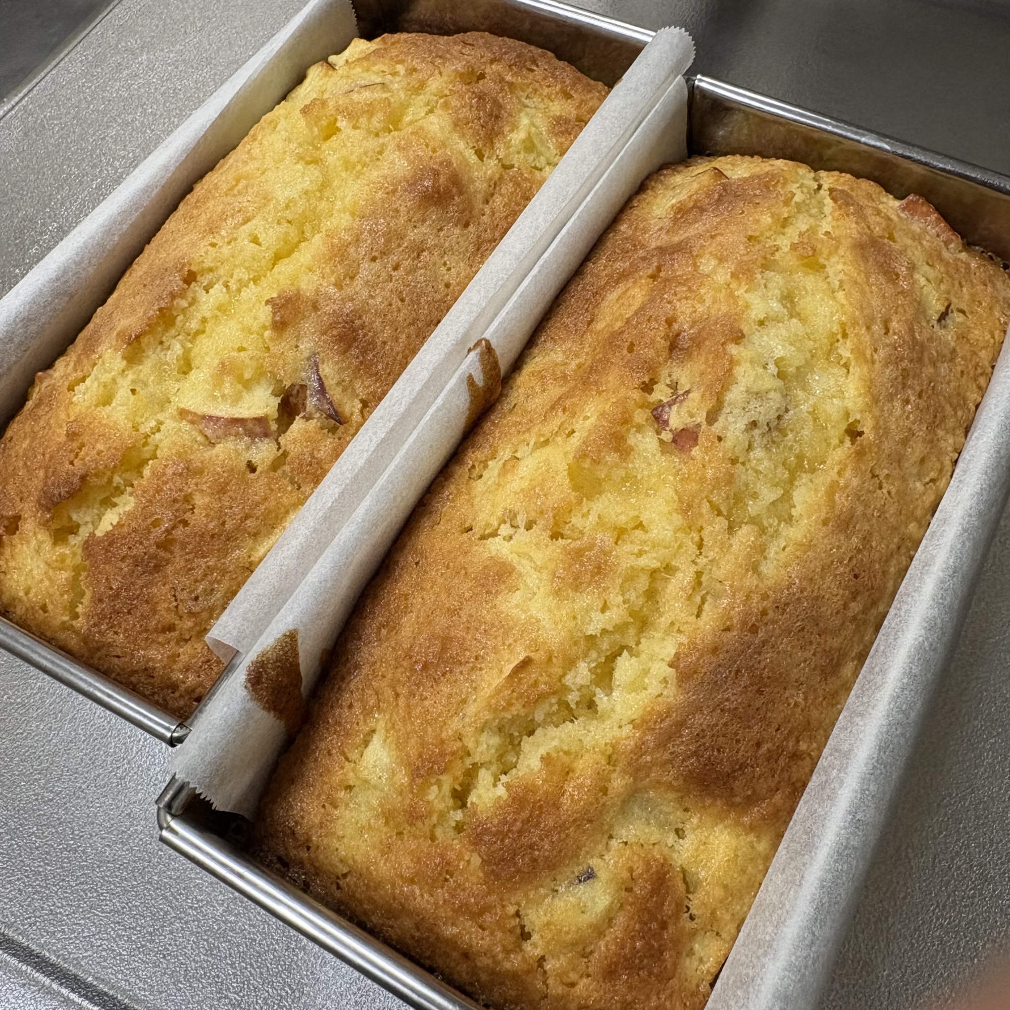 りんごとさつまいものパウンドケーキ