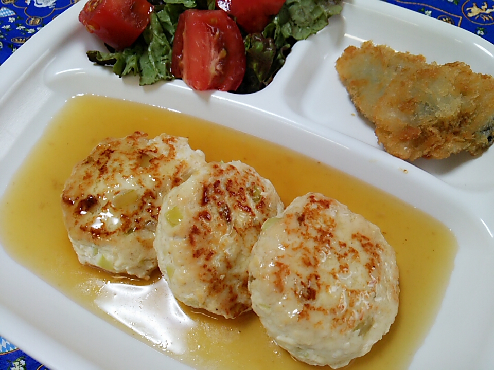 やわらか美味しい 豆腐ハンバーグ あんかけ レシピ 作り方 By ぷもか 楽天レシピ
