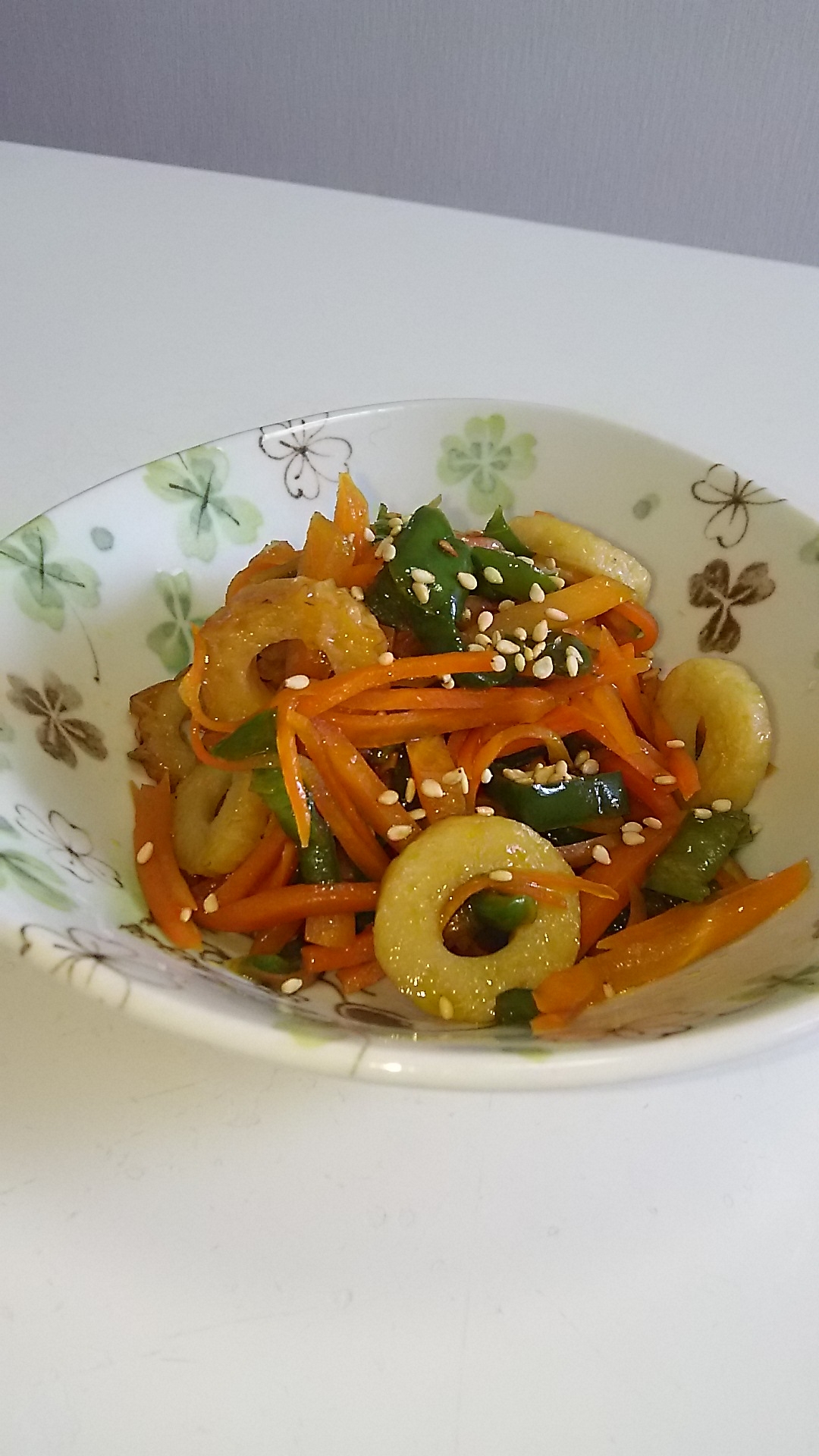 にんじんとピーマンのきんぴら