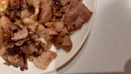 麺つゆはナイショ！ちょっと甘めの豚肉の照り焼き