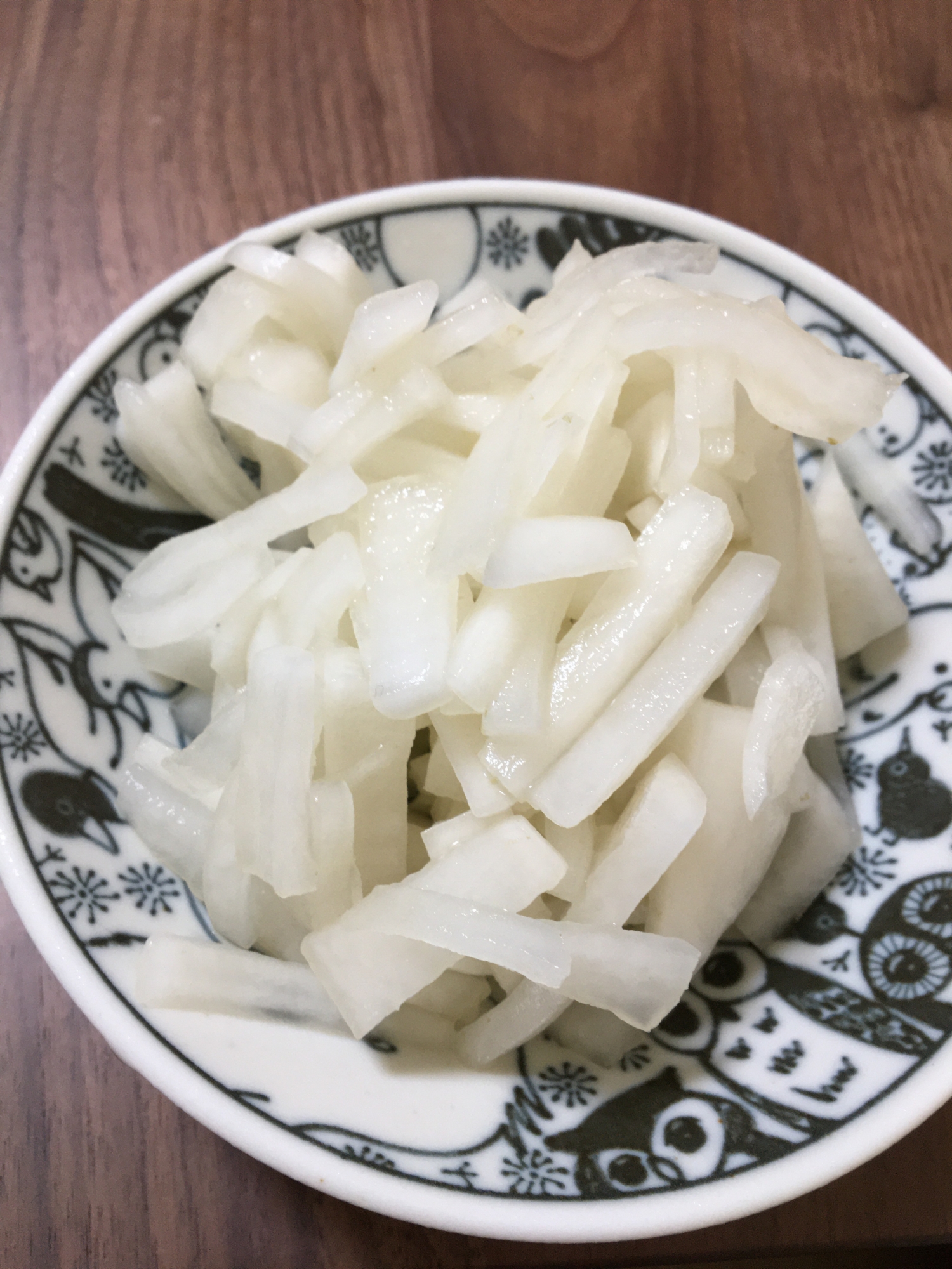 大根の昆布茶漬け