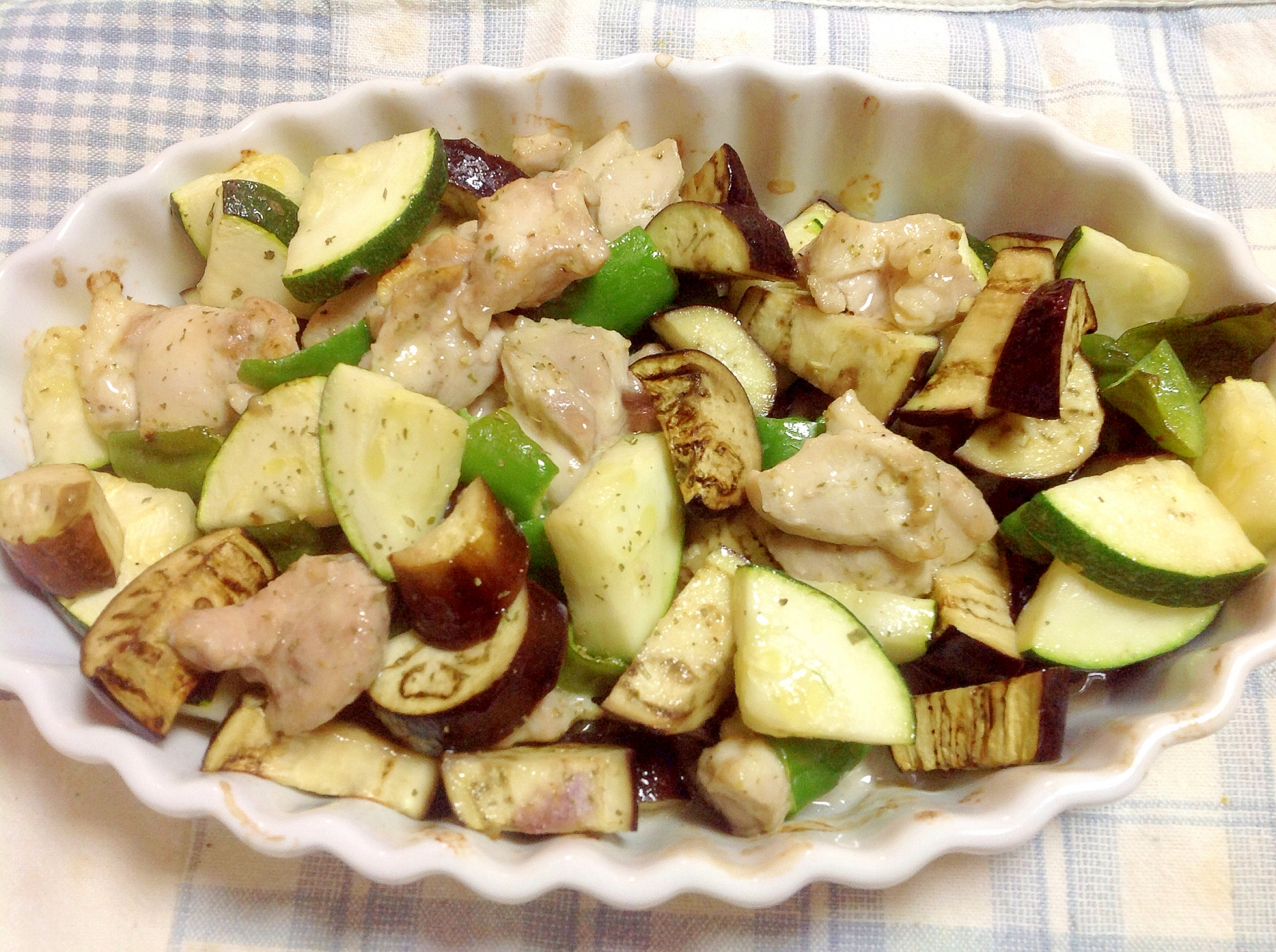 ズッキーニとなすのオーブン焼き レシピ 作り方 By Simakis 楽天レシピ