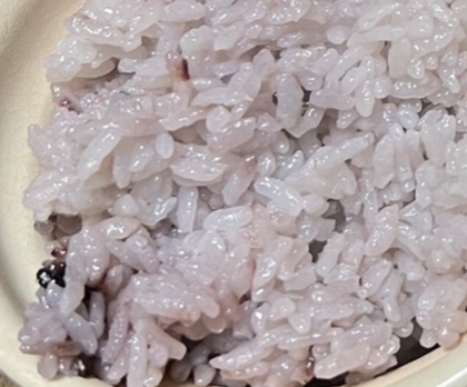 たっぷり黒米を美味しく♡