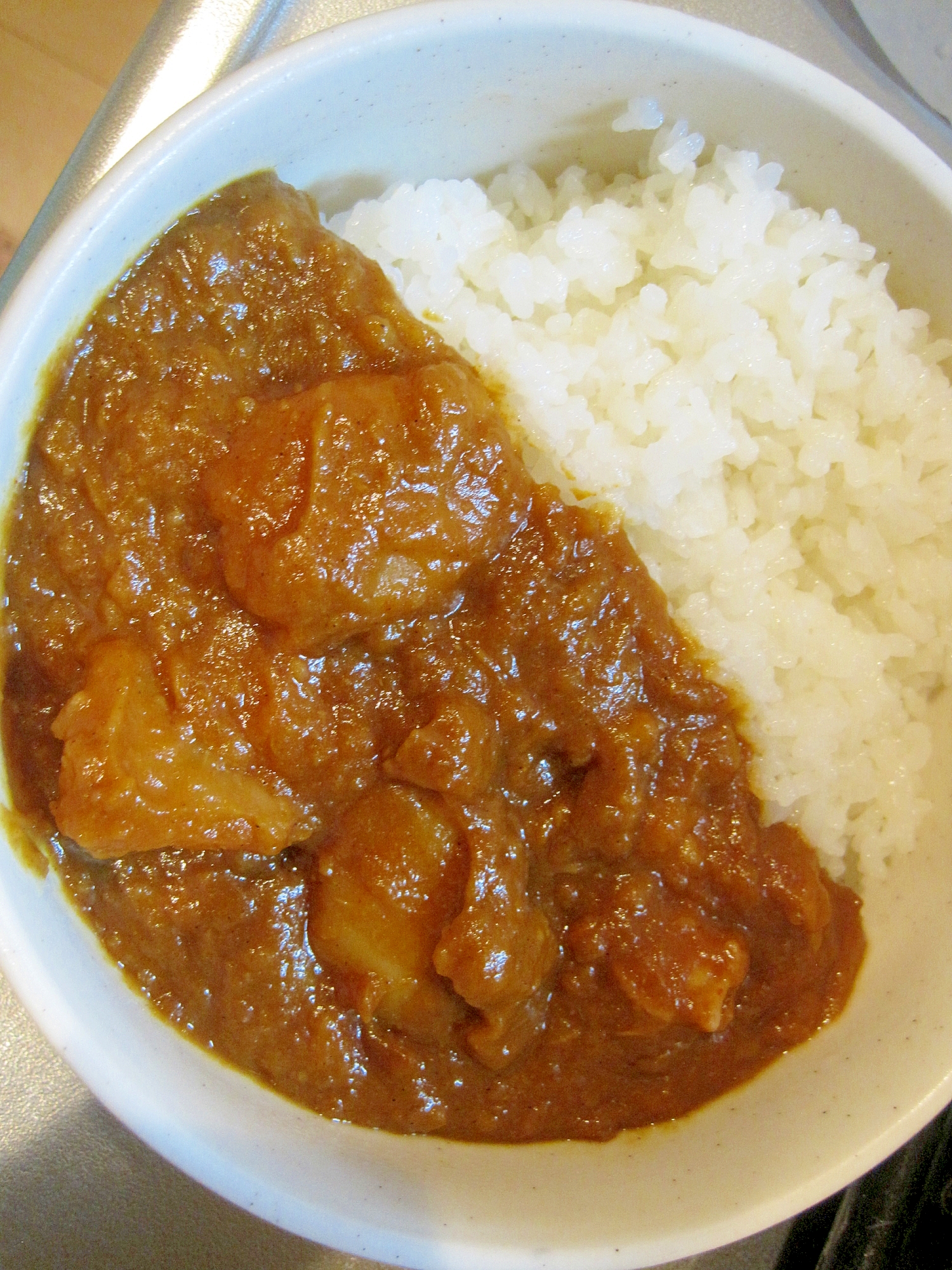 圧力鍋のとろとろカレー