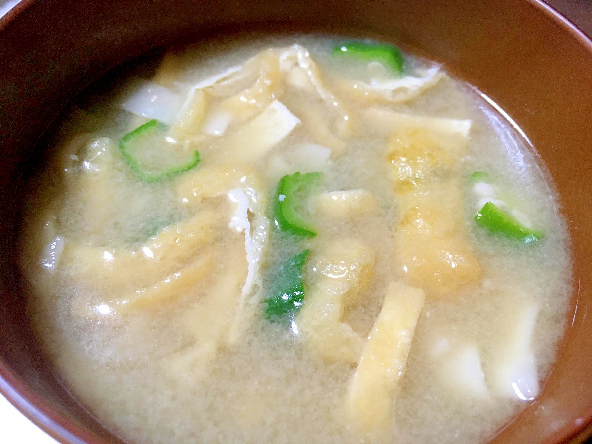 余った手作り餃子の皮で作る味噌汁