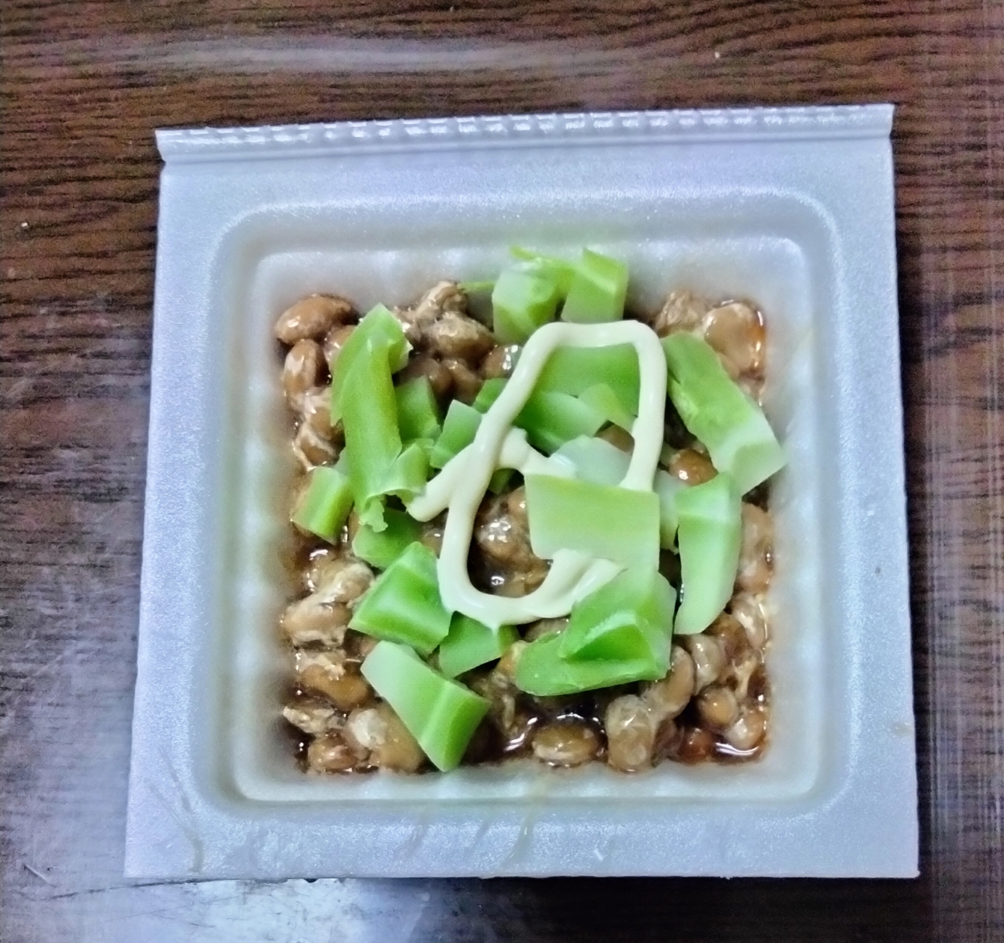 納豆アレンジ ブロッコリーの茎