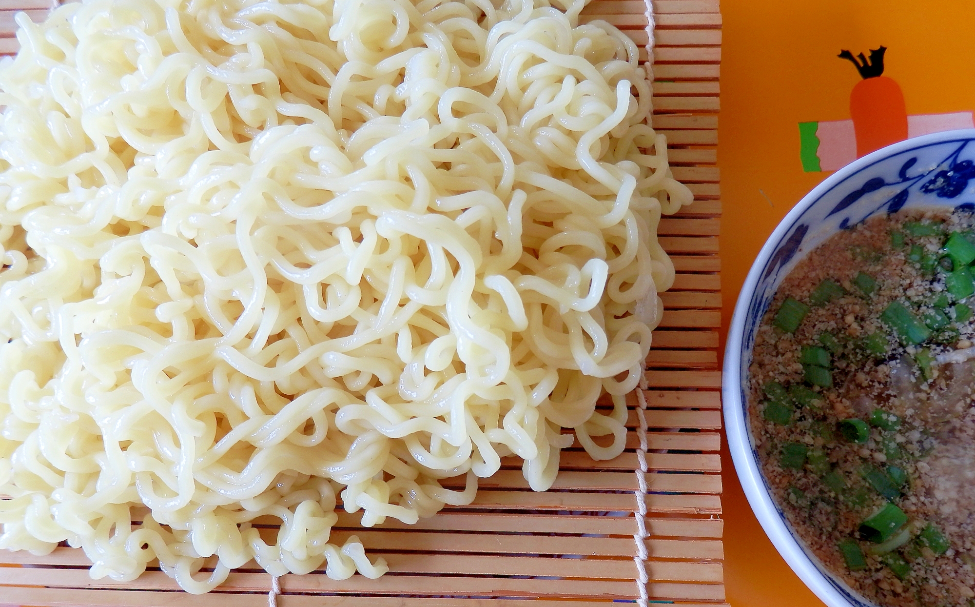 冷やしインスタントざるラーメン