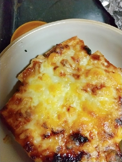 トースターで簡単！厚揚げの味噌チーズ焼き