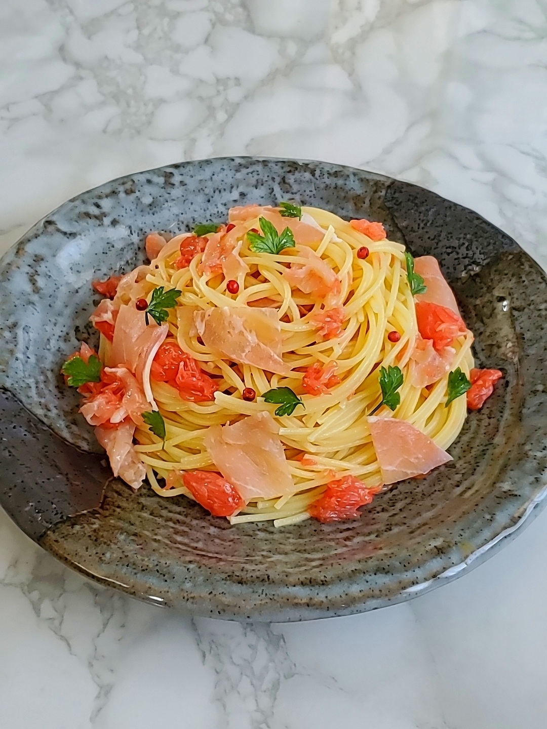 生ハムとグレープフルーツの冷製カッペリーニ レシピ 作り方 By じゅん たま 楽天レシピ 生ハムとグレープフルーツの冷製カッペリーニ レシピ 作り方 By じゅん たま 楽天レシピ