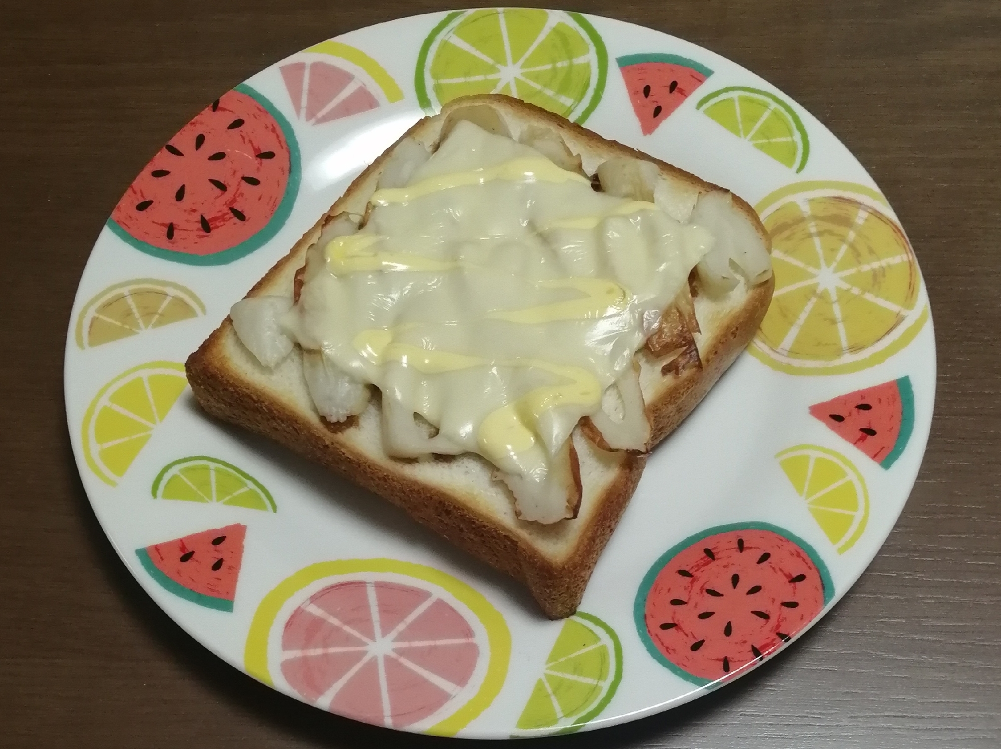 ちくわわさび醤油トースト