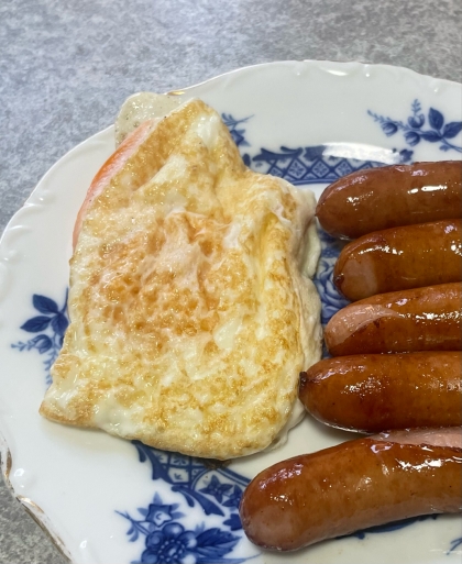 塩バター風味な目玉焼き