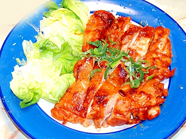 韓国風の鶏の照り焼き