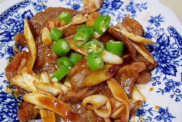 韓国食材で☆「ピリ辛焼き肉」