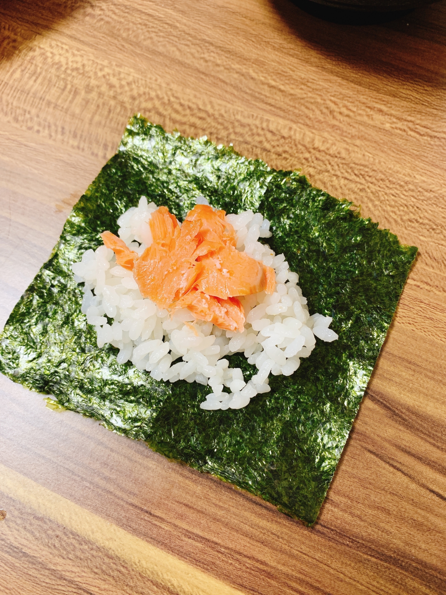 焼き鮭の海苔巻き