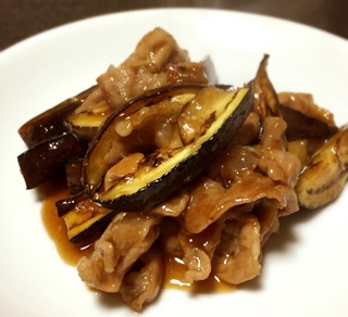 茄子が美味しい!「豚とお茄子の生姜焼き」