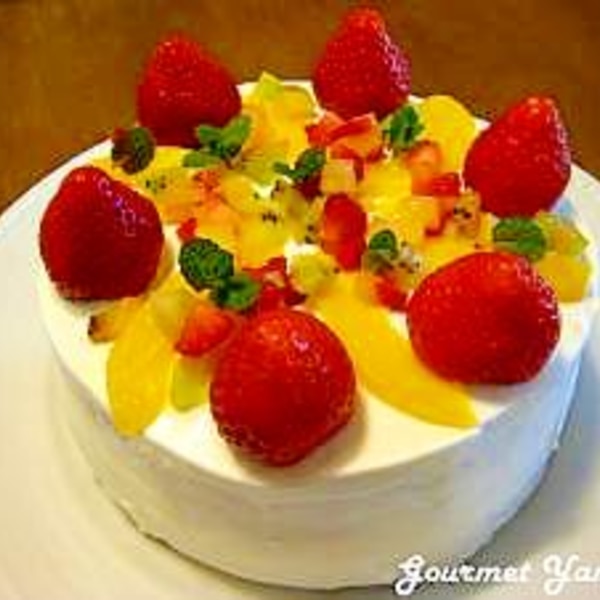 ふんわりスポンジ生地の フルーツたっぷりケーキ レシピ 作り方 By グルヤマ 楽天レシピ ふんわりスポンジ生地の フルーツたっぷりケーキ レシピ 作り方 By グルヤマ 楽天レシピ