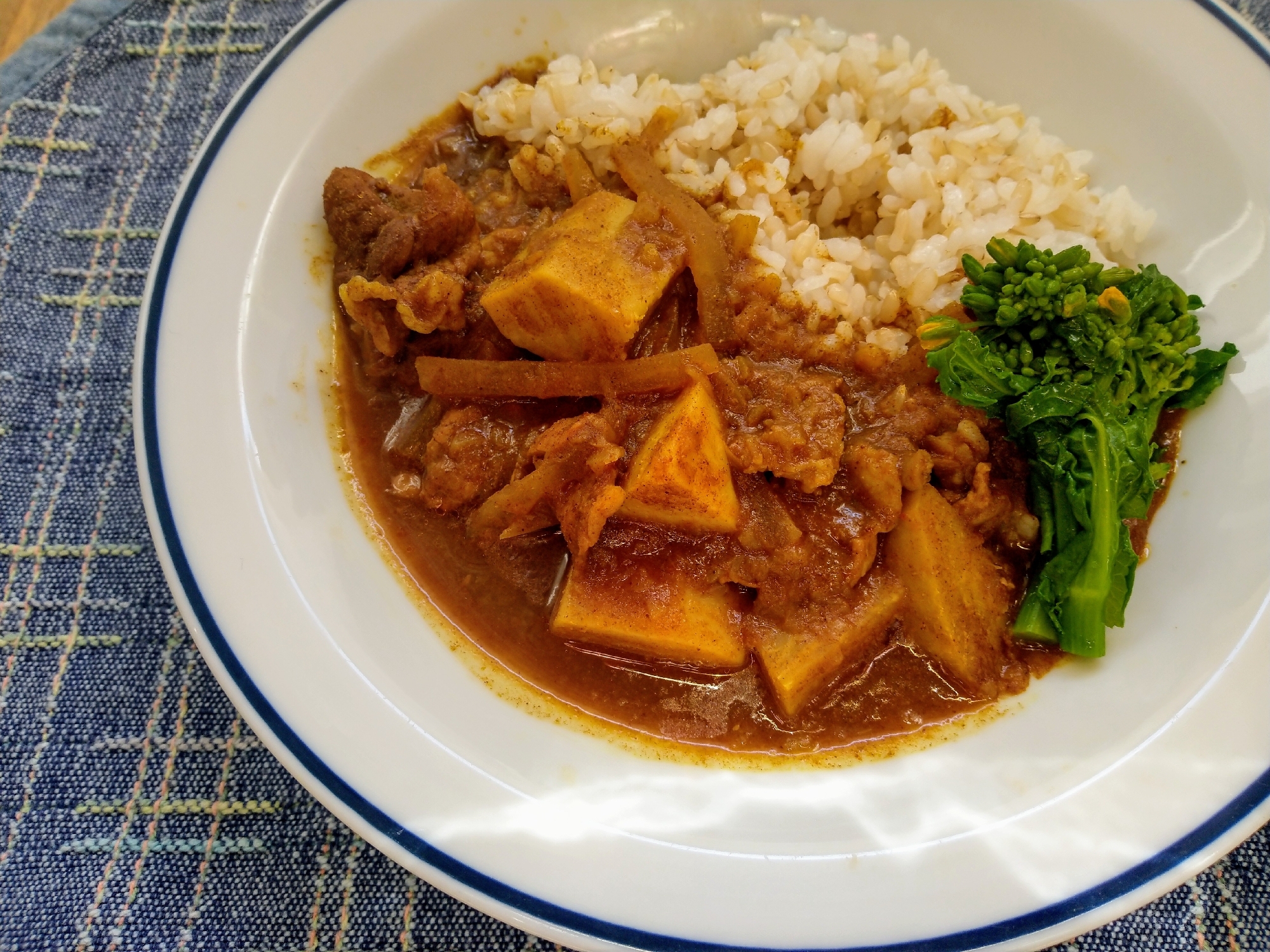 大根と里芋の和風カレー