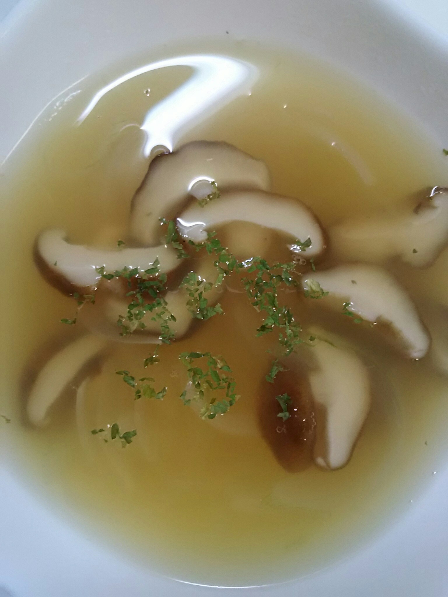 玉ねぎとしいたけのスープ(^^)