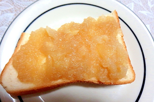 簡単りんごジャムのトースト