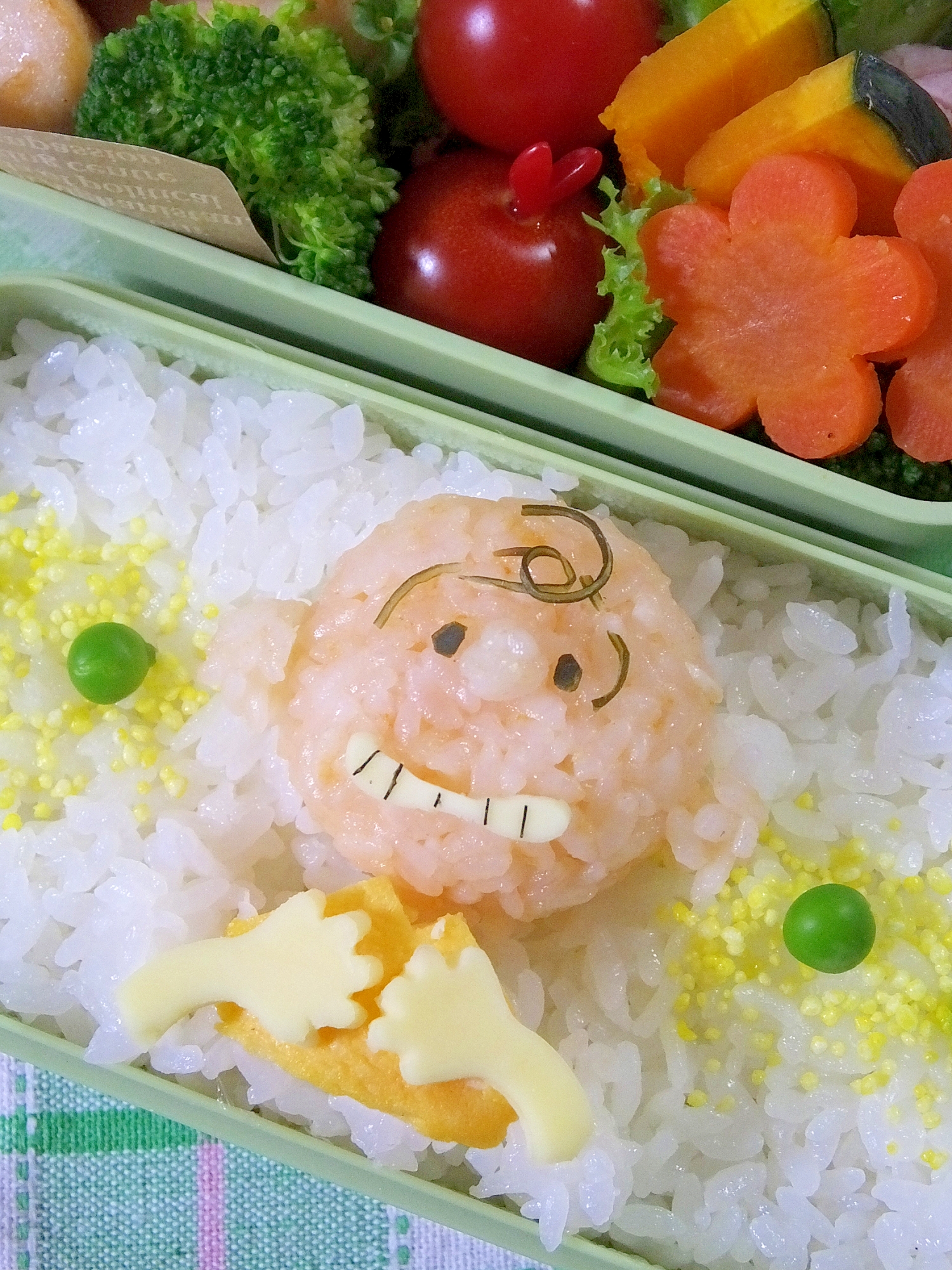 キャラ弁 チャーリーブラウンのお弁当 レシピ 作り方 By Cherry05 楽天レシピ