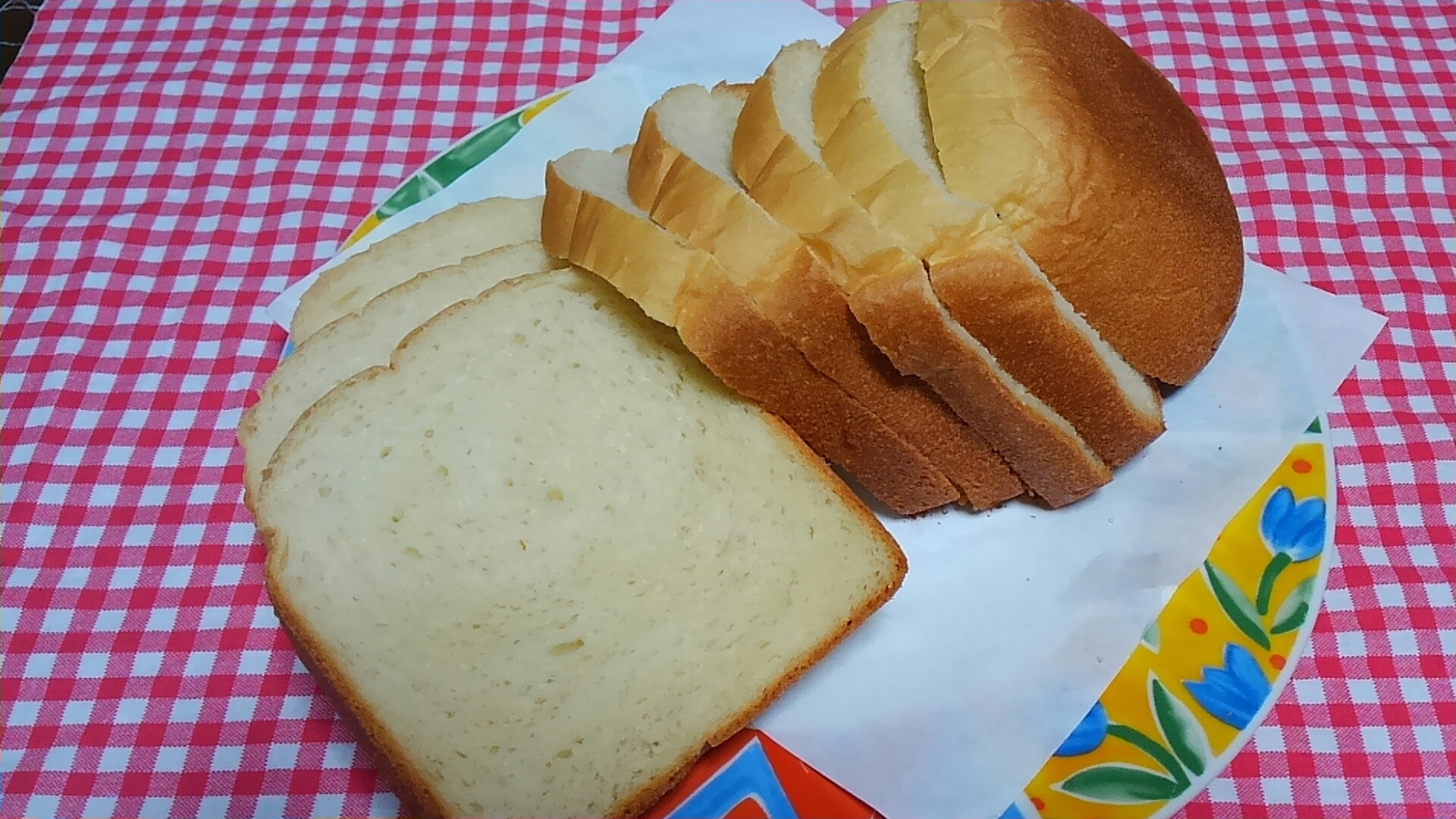 ホームベーカリーで♪豆乳食パン☆