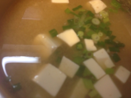 ✿豆腐＆えのき＆ねぎのお味噌汁❤