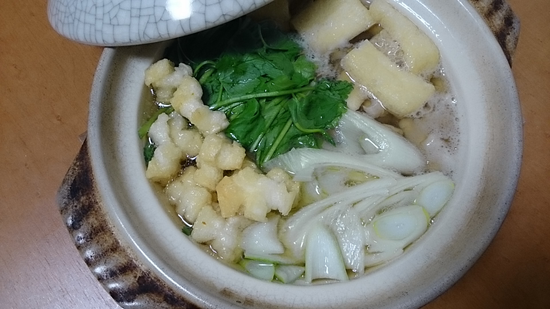 なんちゃって!揚げもち鍋♪