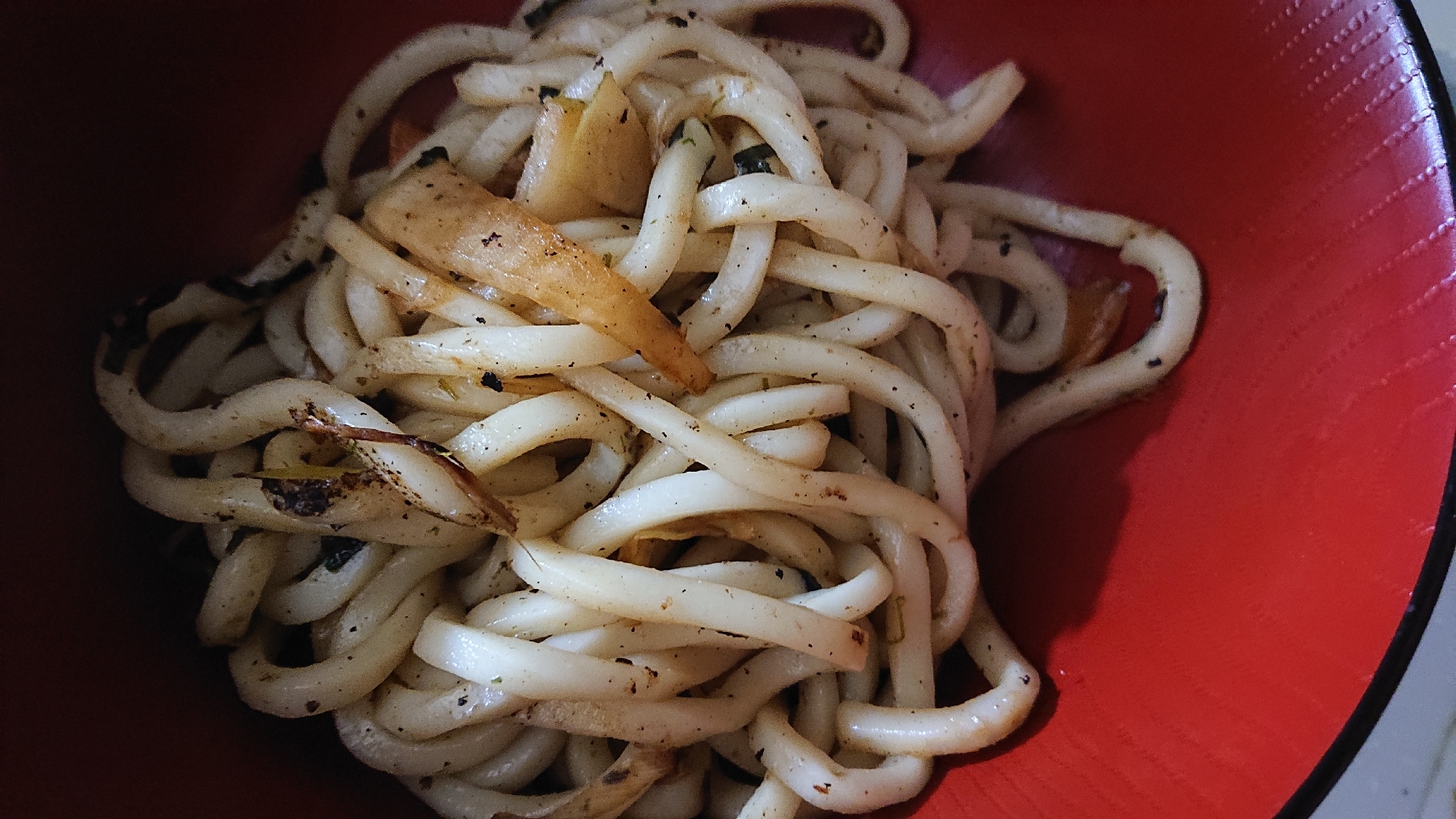 お茶漬け焼きうどん