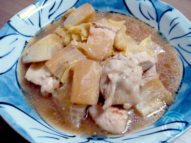 鶏と白菜のヨーグルト煮