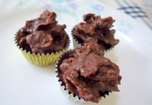 失敗なし簡単♪コーンフレークチョコ♥