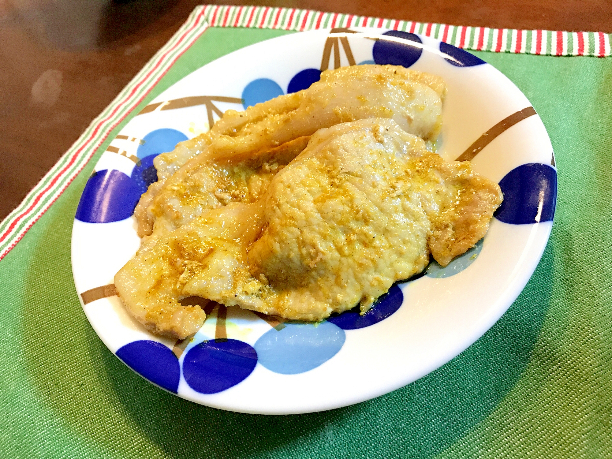 豚ロース焼き☆カレー味