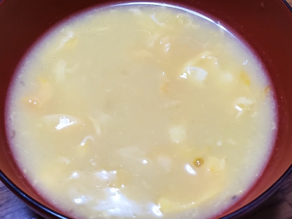 簡単すぎる中華風コーンスープ