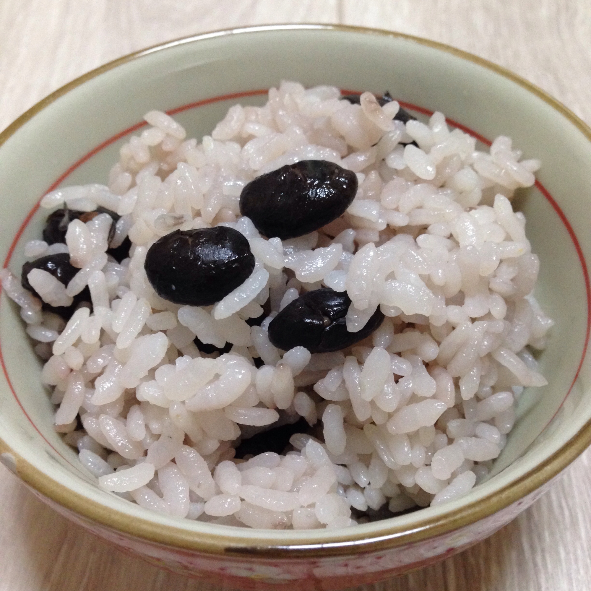 煎り黒豆ご飯♪