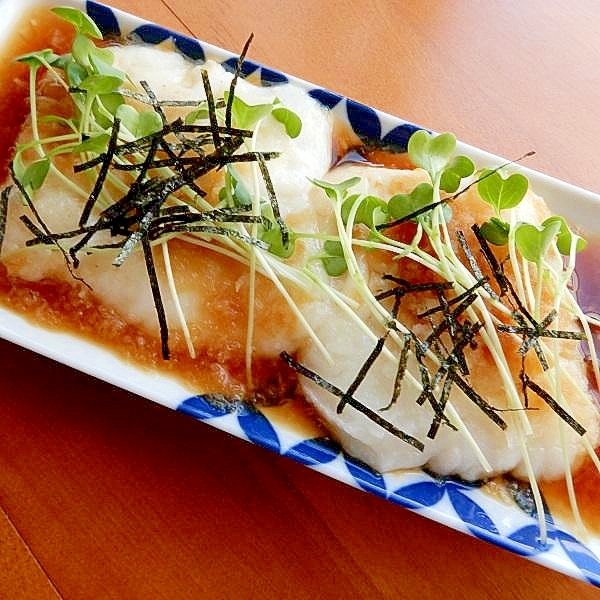 つきたて餅っぽく❤辛み餅♪（大根おろし&生醤油）
