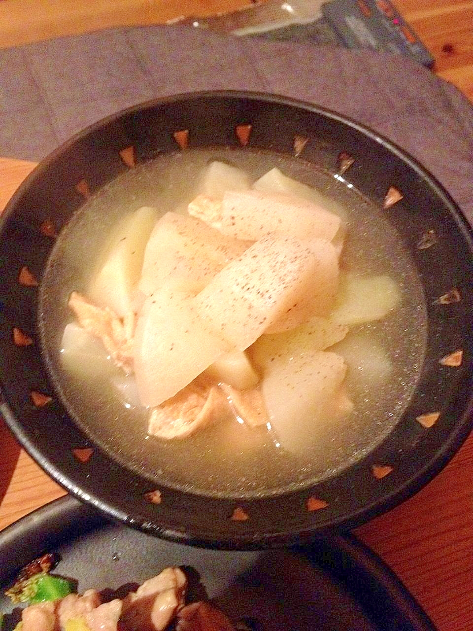 大根とお揚げのナンプラー煮　圧力鍋レシピ