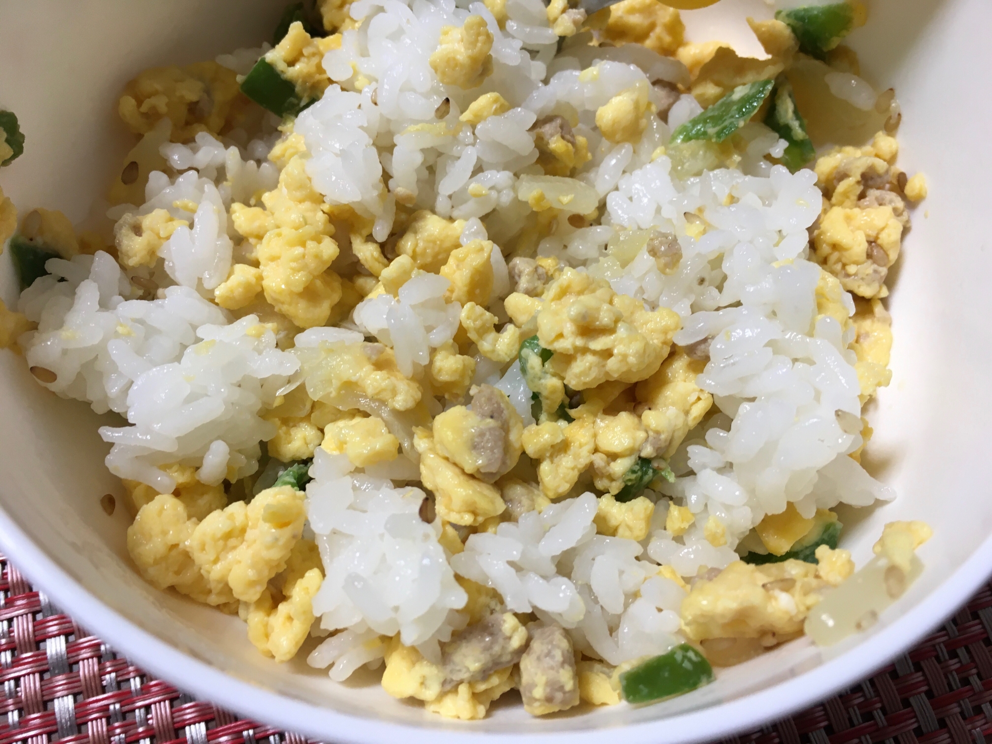 【幼児食】炒り卵と野菜の混ぜご飯★